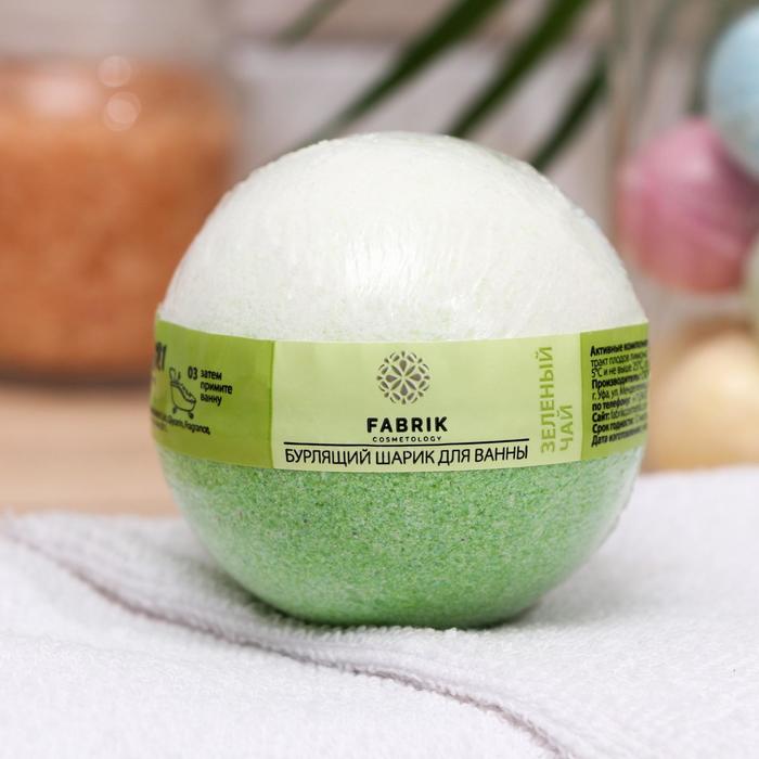 

Бомбочка для ванн Fabrik Cosmetology зелёный чай 120 г