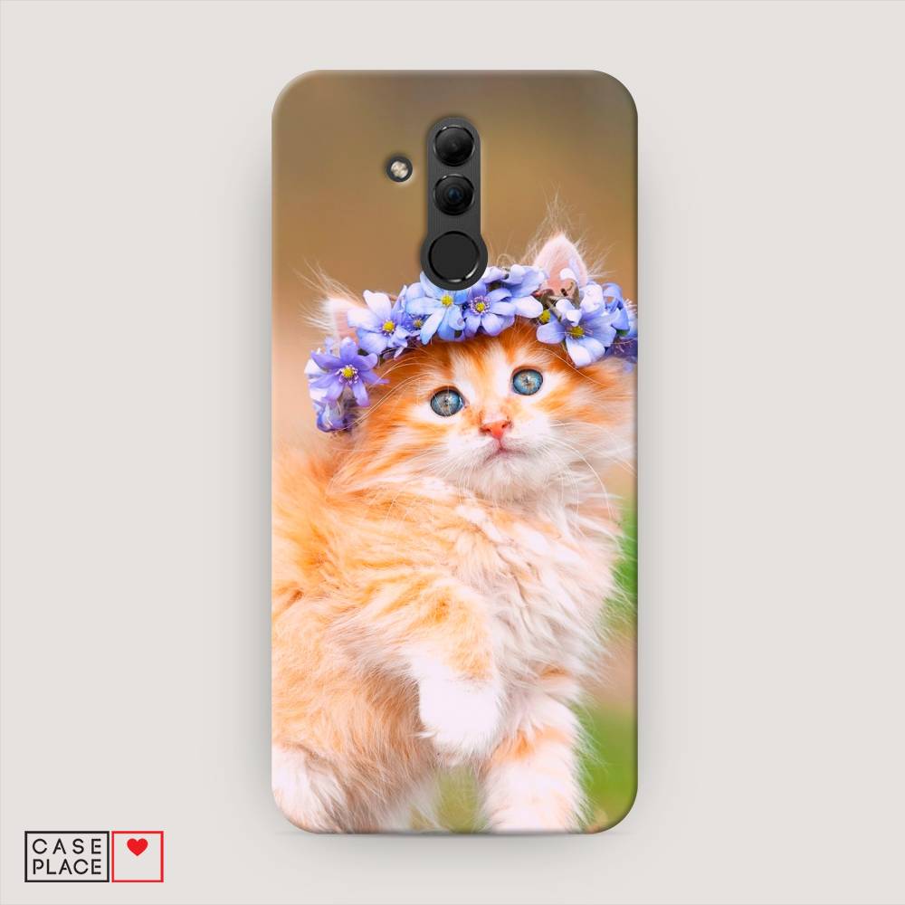 

Чехол Awog "Рыжий кот в венке" для Huawei Mate 20 Lite, 66620-1