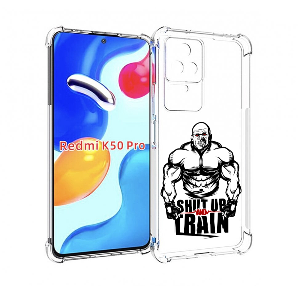 

Чехол MyPads здоровое тело для Xiaomi Redmi K50 / K50 Pro, Прозрачный, Tocco