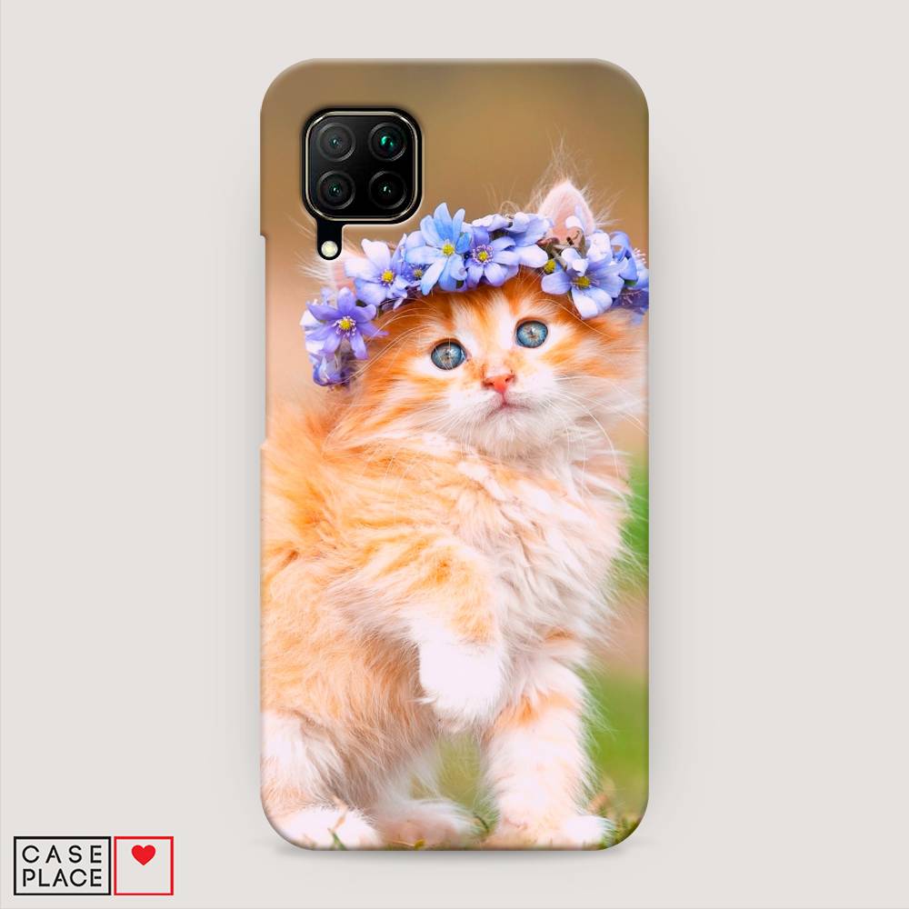 

Чехол Awog "Рыжий кот в венке" для Huawei P40 Lite, 611620-1