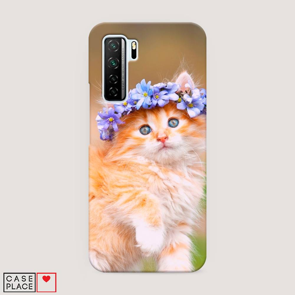 

Чехол Awog "Рыжий кот в венке" для Huawei P40 lite 5G, 6103020-1