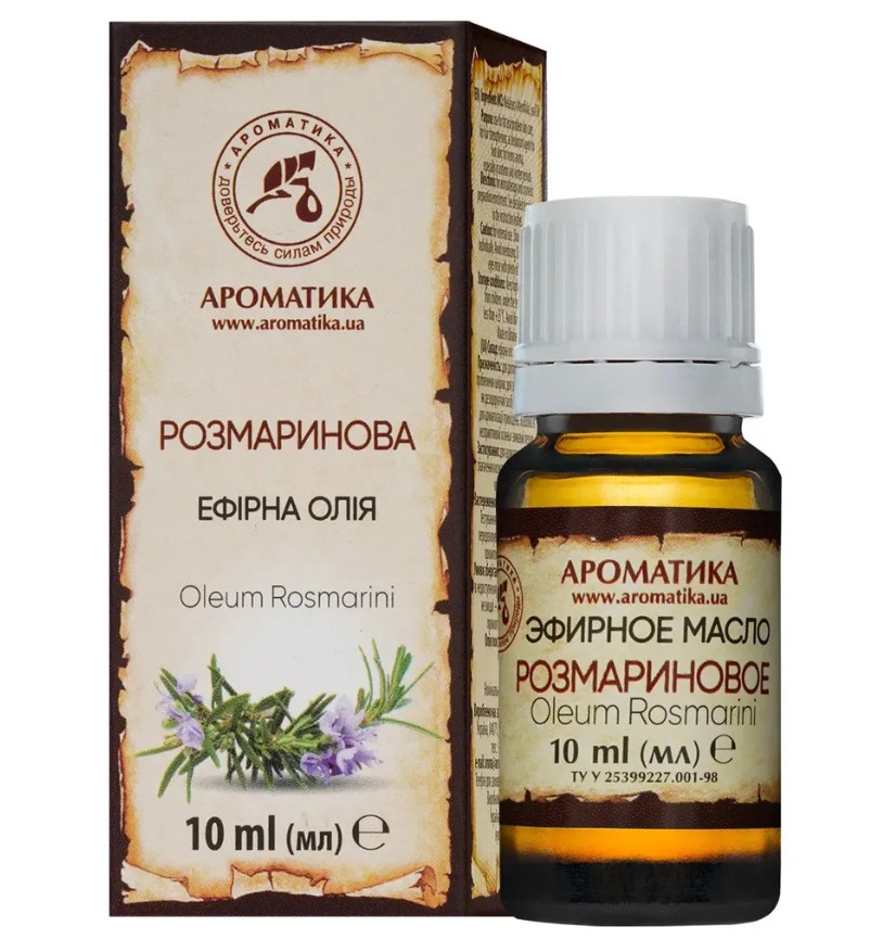 

Масло эфирное розмариновое Ароматика 10 мл