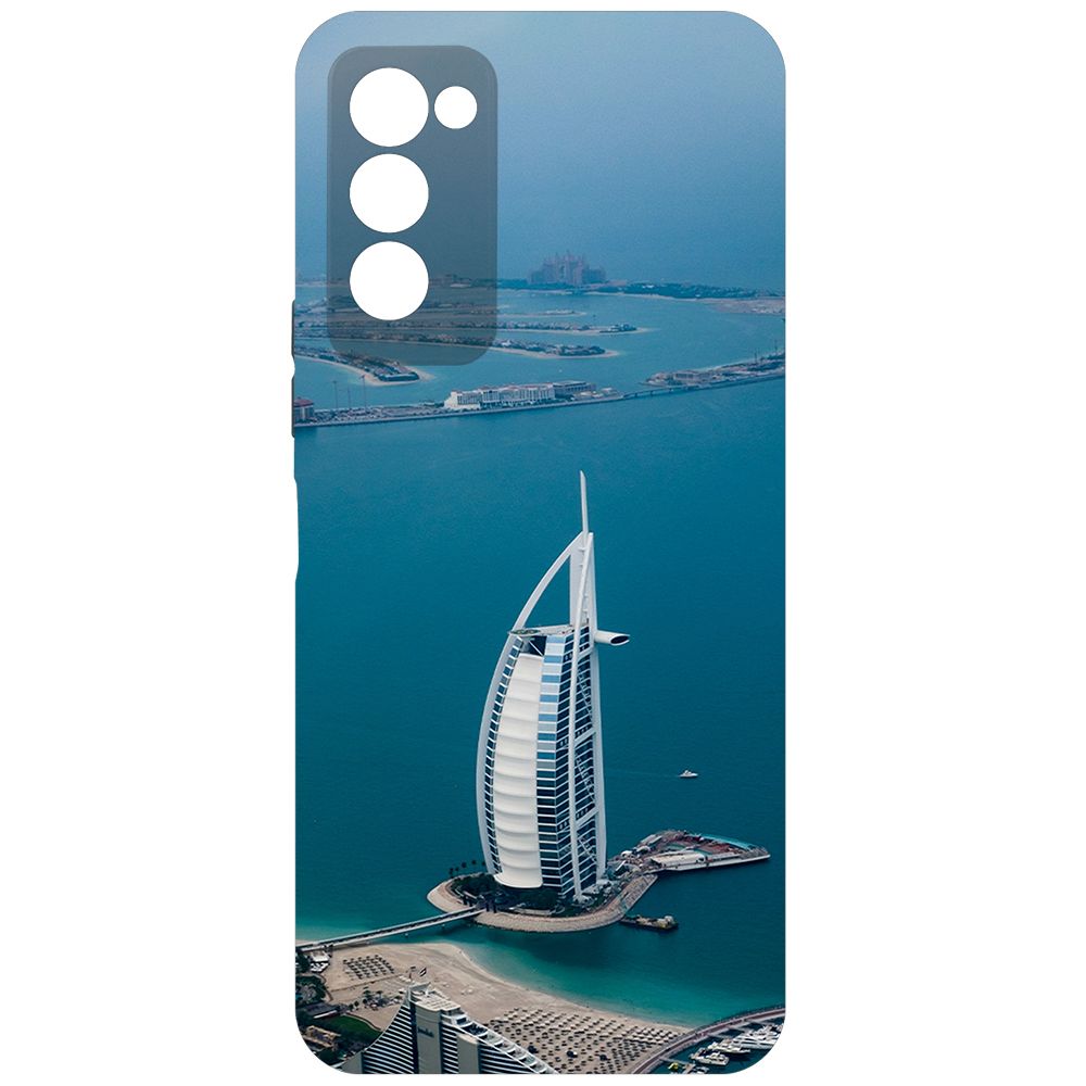 

Чехол-накладка Krutoff Soft Case ОАЭ, Бурдж-эль-Араб для TECNO Camon 18 черный