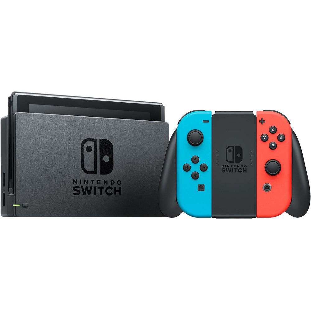 Игровая консоль Nintendo Switch neon blue/neon red
