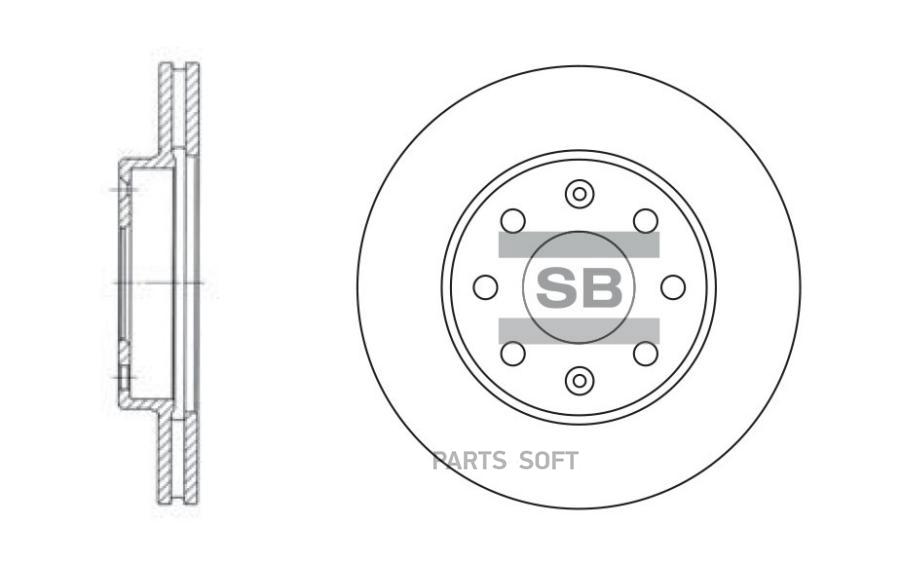 

Тормозный колодки Sangsin brake передний SD3001