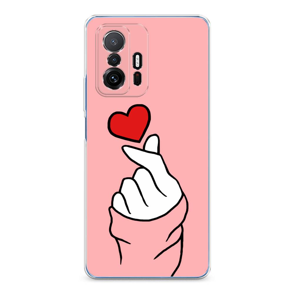 

Чехол Awog на Xiaomi Mi 11T/11T Pro "Милое сердечко", Разноцветный, 311250-7
