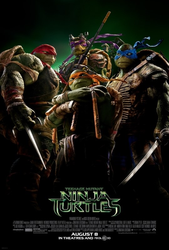 

Постер к фильму "Черепашки-ниндзя" (Teenage Mutant Ninja Turtles) A3