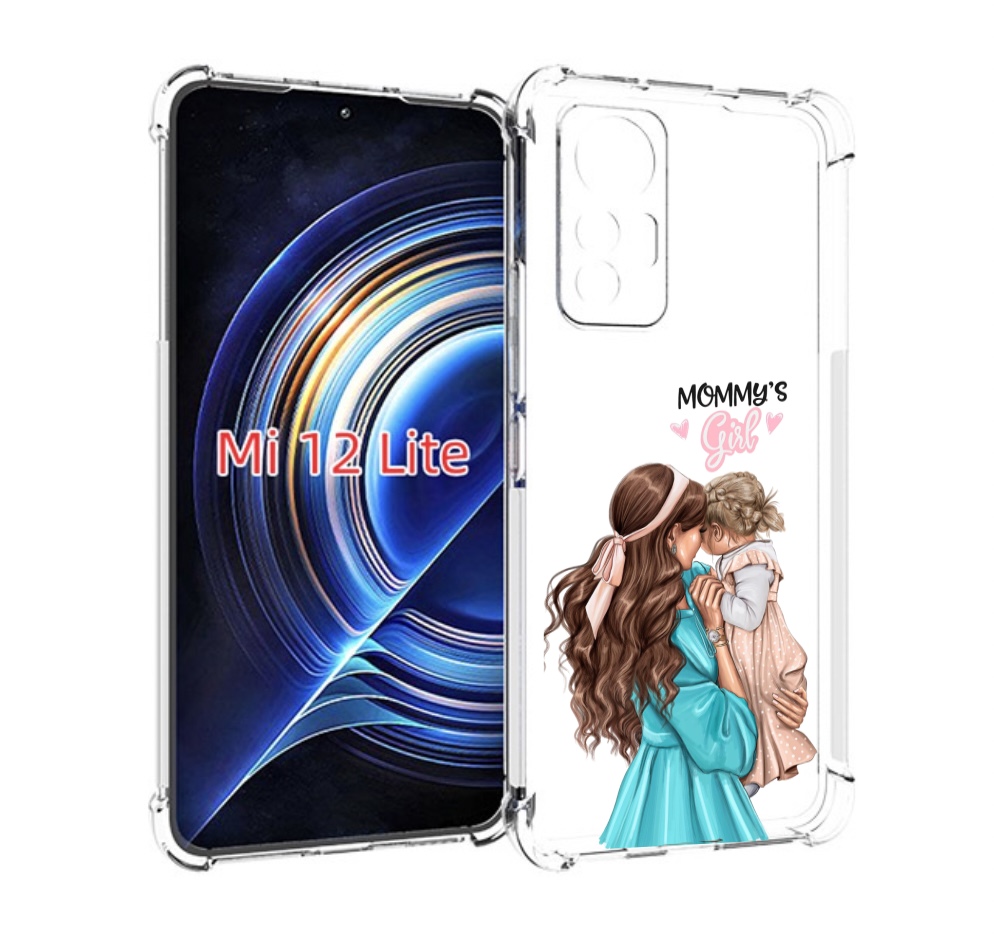 

Чехол MyPads Мама-девочки женский для Xiaomi 12 Lite, Прозрачный, Tocco