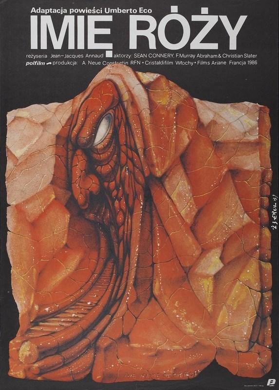 

Постер к фильму "Имя розы" (Der Name der Rose) Оригинальный 68,6x96,5 см