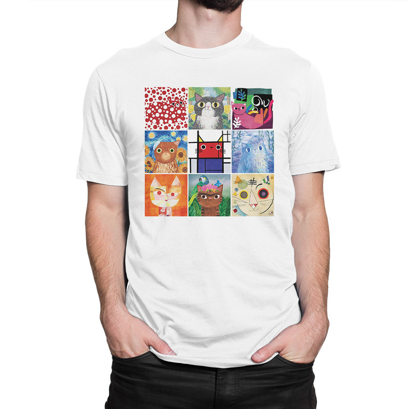 

Футболка мужская Dream Shirts Кошачье Исскуство белая XS, Белый, Кошачье Исскуство