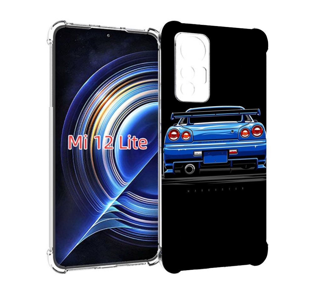 

Чехол MyPads Машина-синяя мужской для Xiaomi 12 Lite, Прозрачный, Tocco