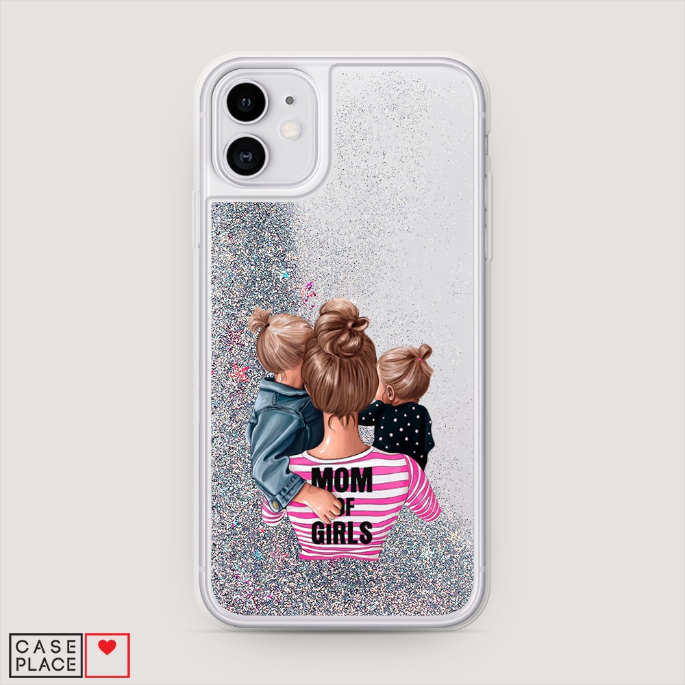 

Чехол Awog на Apple iPhone 11 / Айфон 11 "Mom of Girls", Разноцветный, 12191-1