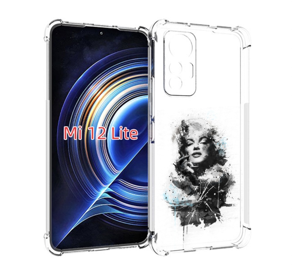 

Чехол MyPads Мерлин Монро загадочная женский для Xiaomi 12 Lite, Прозрачный, Tocco