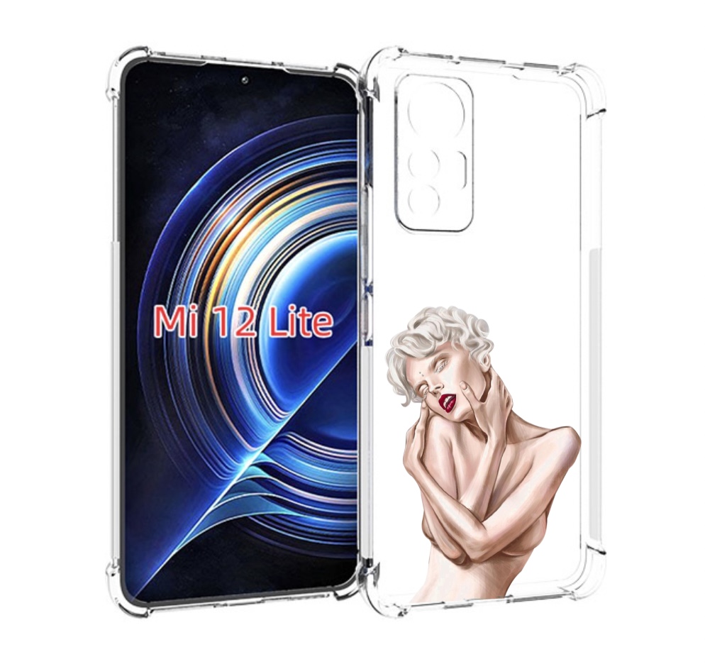 

Чехол MyPads Мигера женский для Xiaomi 12 Lite, Прозрачный, Tocco