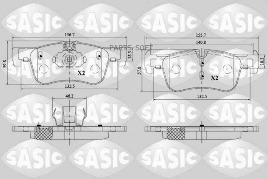 

Колодки тормозные BMW 1(F20/21)/2(F22/23)