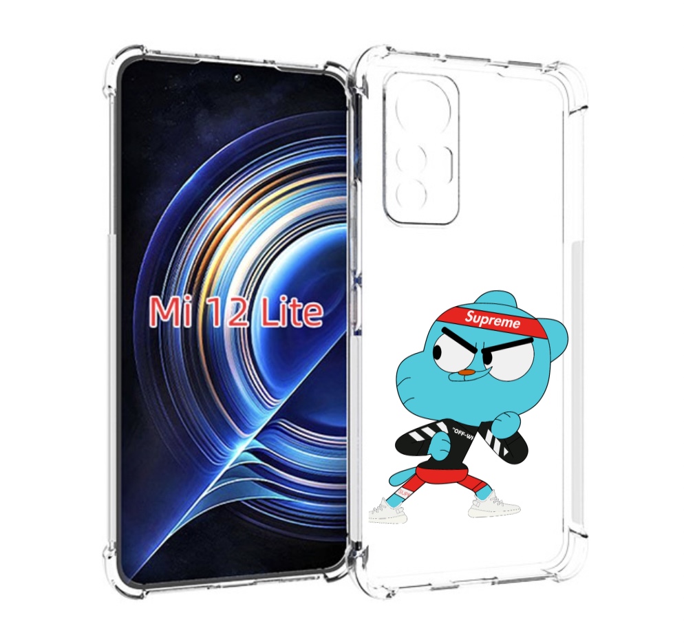 

Чехол MyPads Модный-Гамбол для Xiaomi 12 Lite, Прозрачный, Tocco
