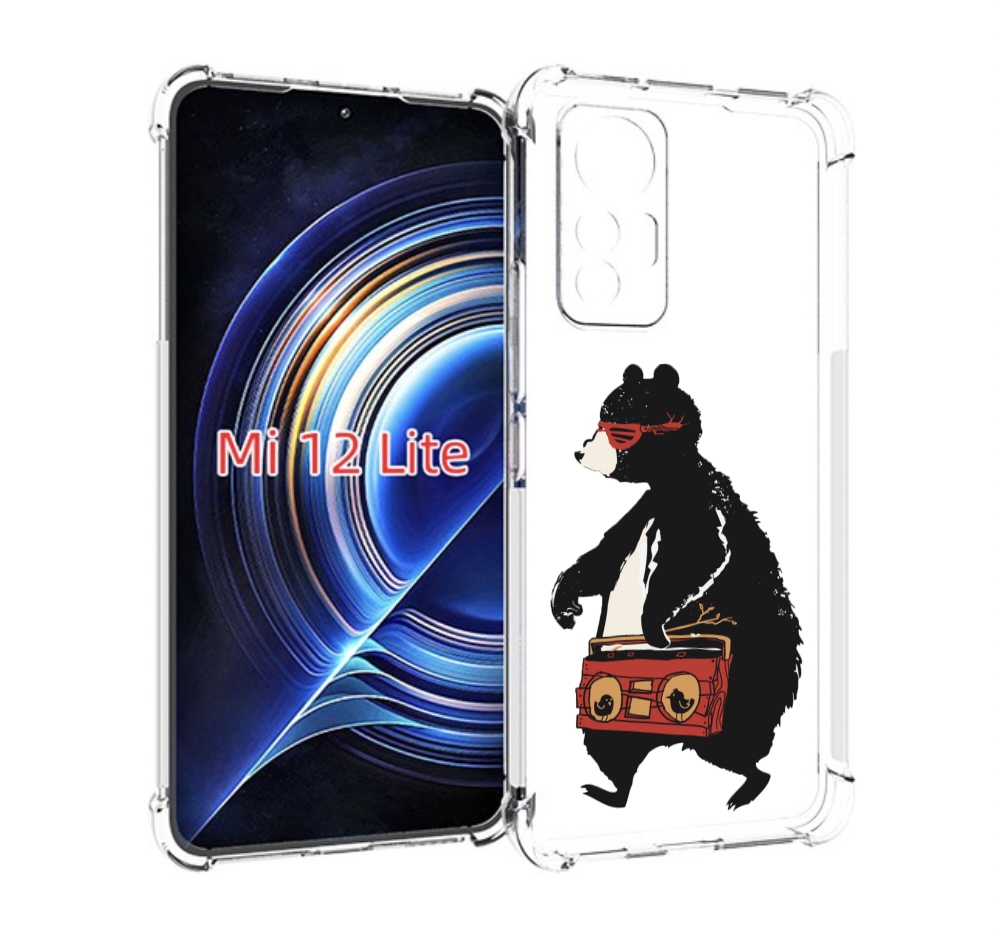 

Чехол MyPads Музыкальный медведь для Xiaomi 12 Lite, Прозрачный, Tocco