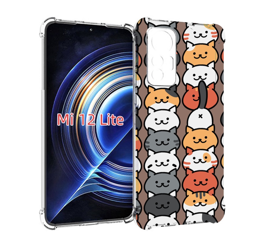 

Чехол MyPads Найди-кота для Xiaomi 12 Lite, Прозрачный, Tocco