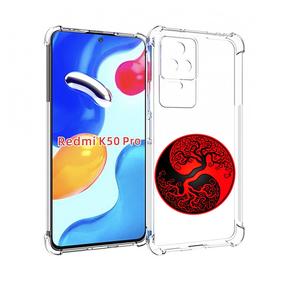 Чехол MyPads инь янь дерево для Xiaomi Redmi K50 / K50 Pro