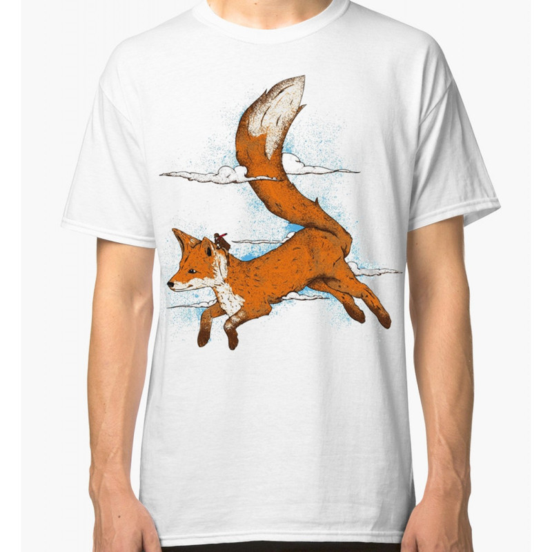 

Футболка мужская Dream Shirts Летающий Лис белая 3XL, Белый, Летающий Лис