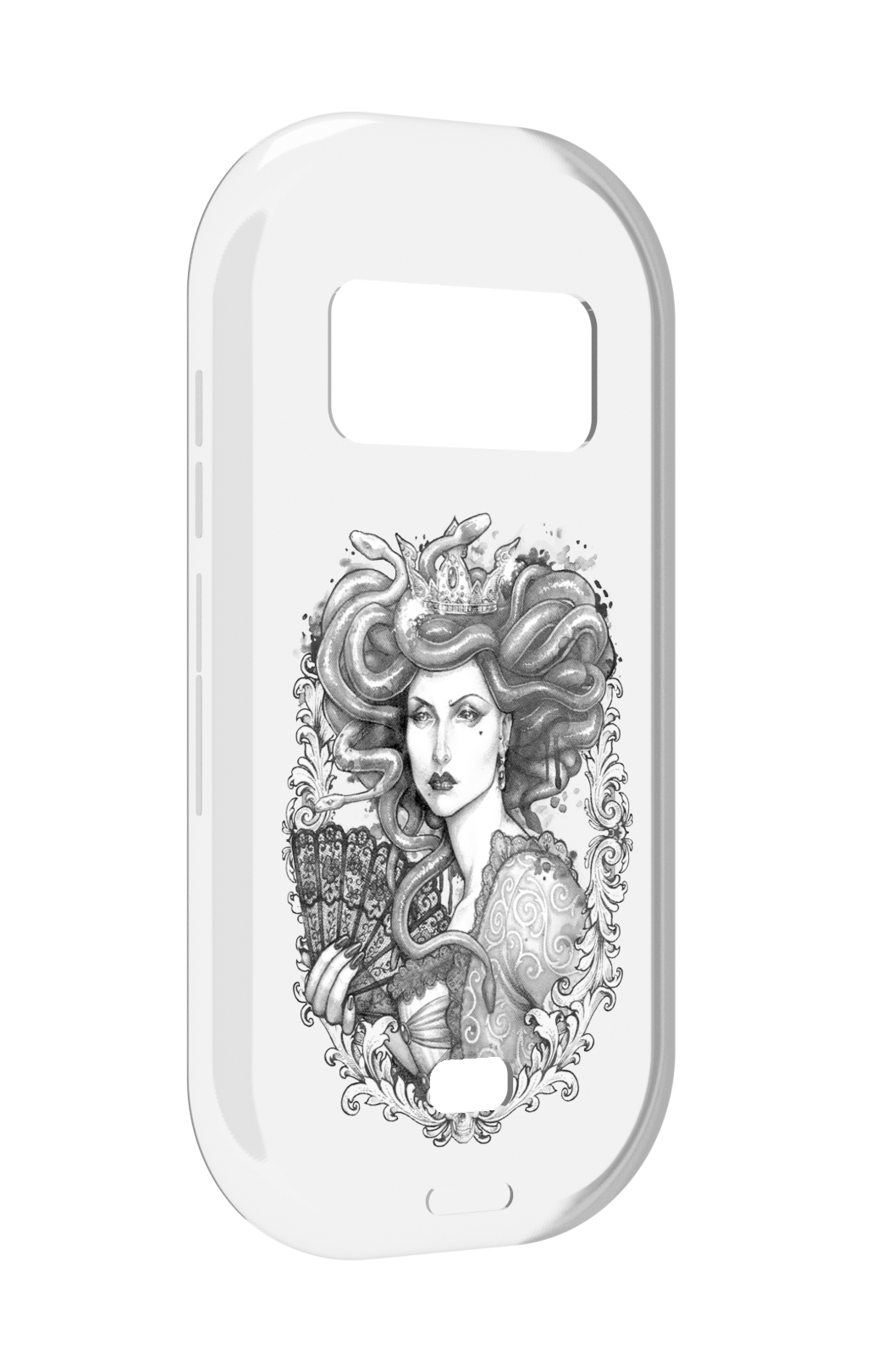 

Чехол MyPads медуза черно белый для UleFone Armor 15, Прозрачный, Tocco