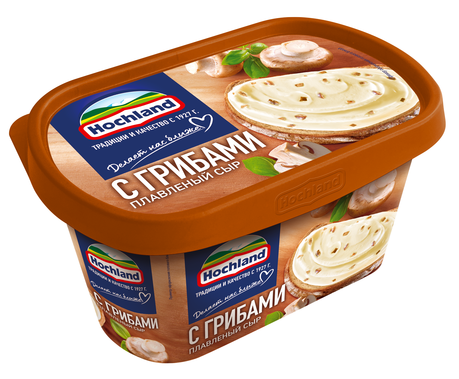 Плавленный сыр с грибами