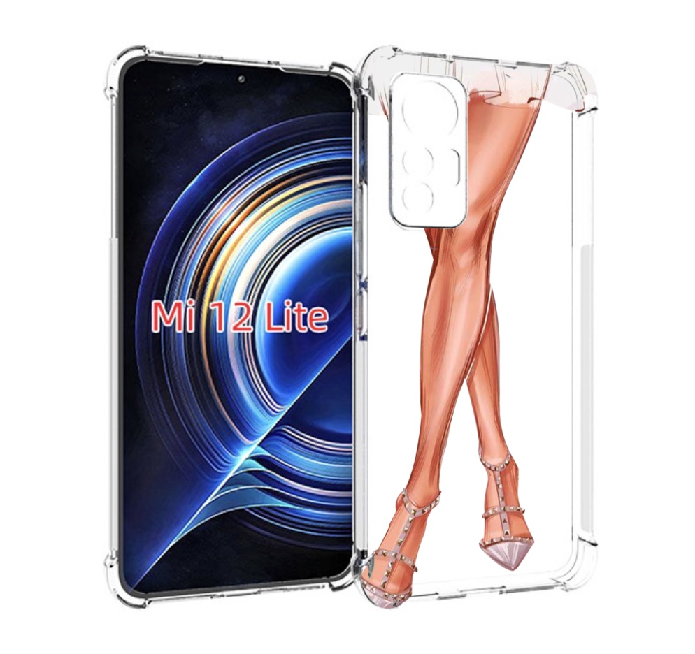 

Чехол MyPads Ножки для Xiaomi 12 Lite, Прозрачный, Tocco