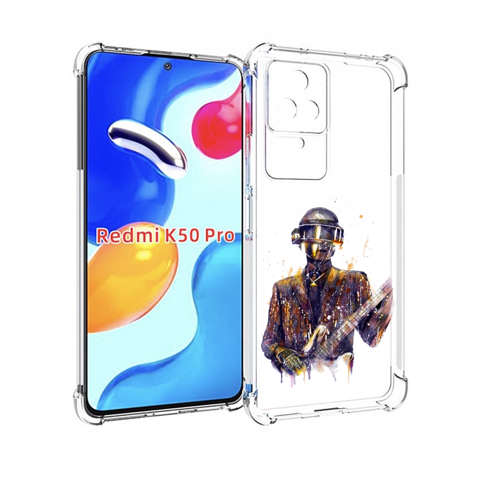 

Чехол MyPads космо-гитарист для Xiaomi Redmi K50 / K50 Pro, Прозрачный, Tocco