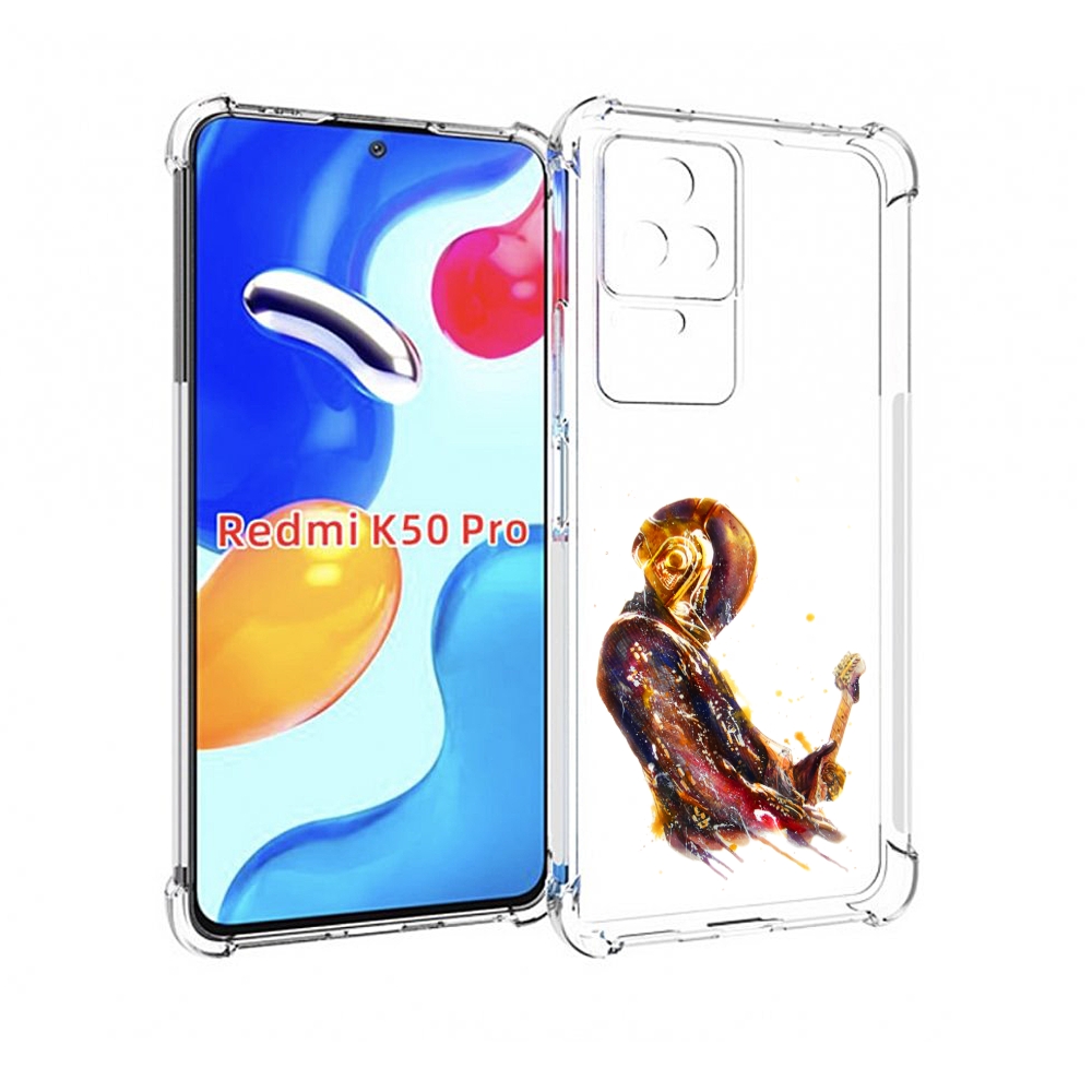 

Чехол MyPads космо-музыкант для Xiaomi Redmi K50 / K50 Pro, Прозрачный, Tocco