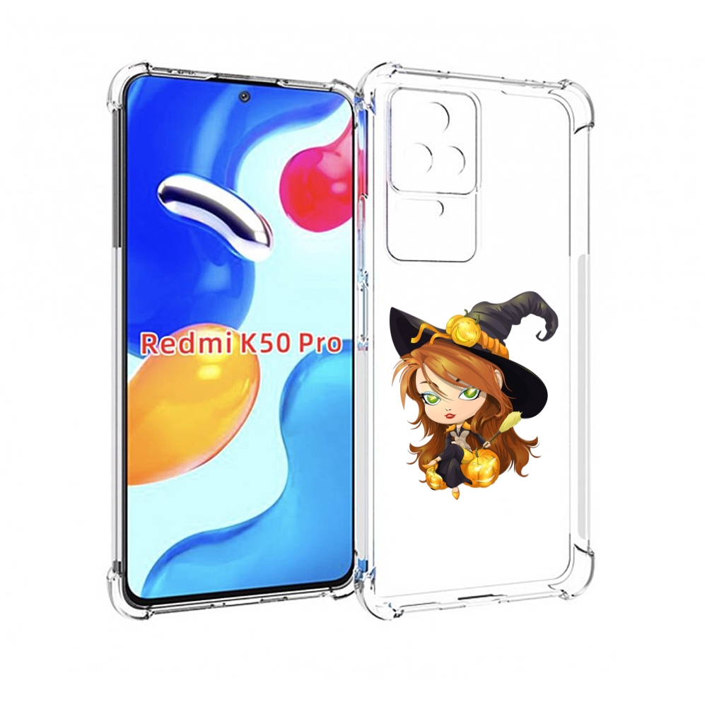 

Чехол MyPads Ведьмочка для Xiaomi Redmi K50 / K50 Pro, Прозрачный, Tocco