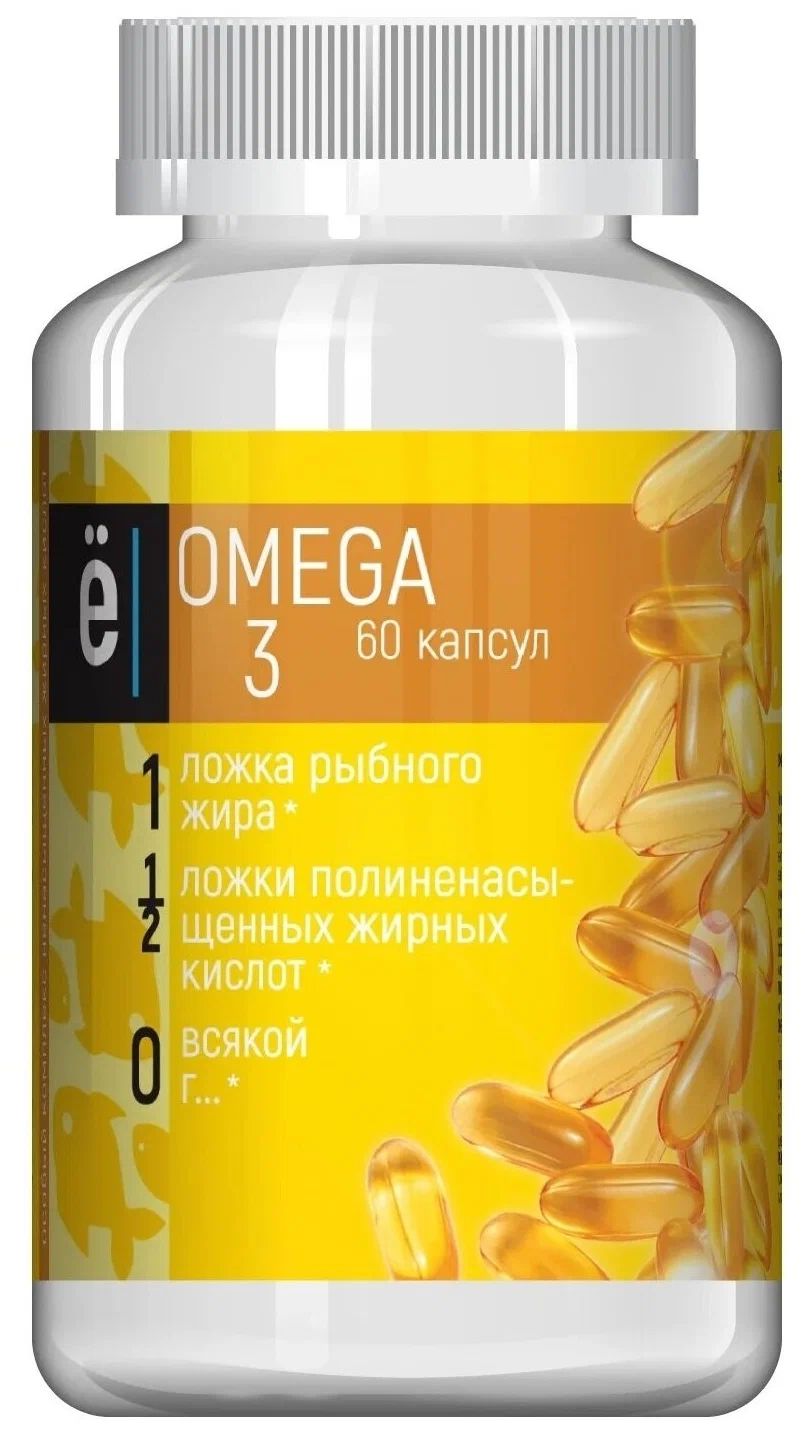 

ёбатон Omega-3 1000 мг 60 капсул
