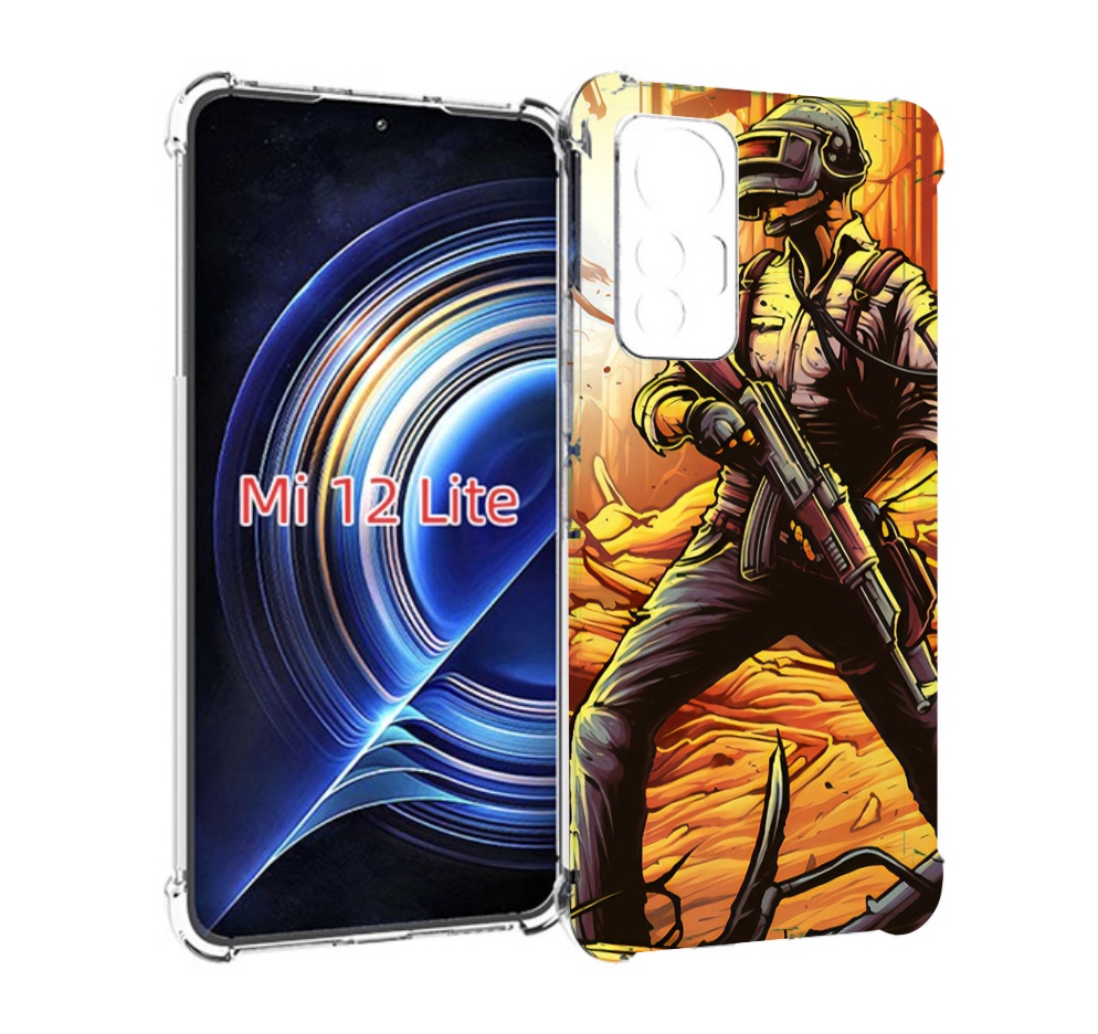 

Чехол MyPads Пабг для Xiaomi 12 Lite, Прозрачный, Tocco