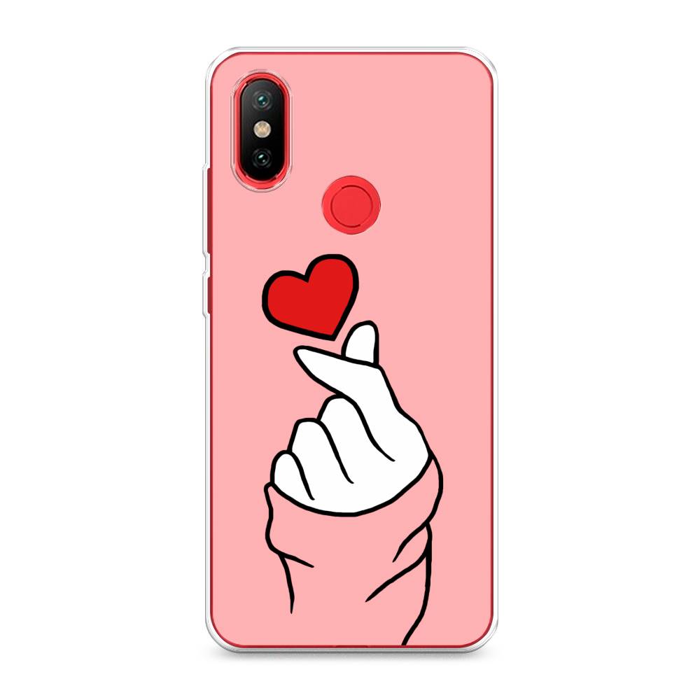 

Чехол Awog на Xiaomi Mi 6X/A2 "Милое сердечко", Разноцветный, 33350-7