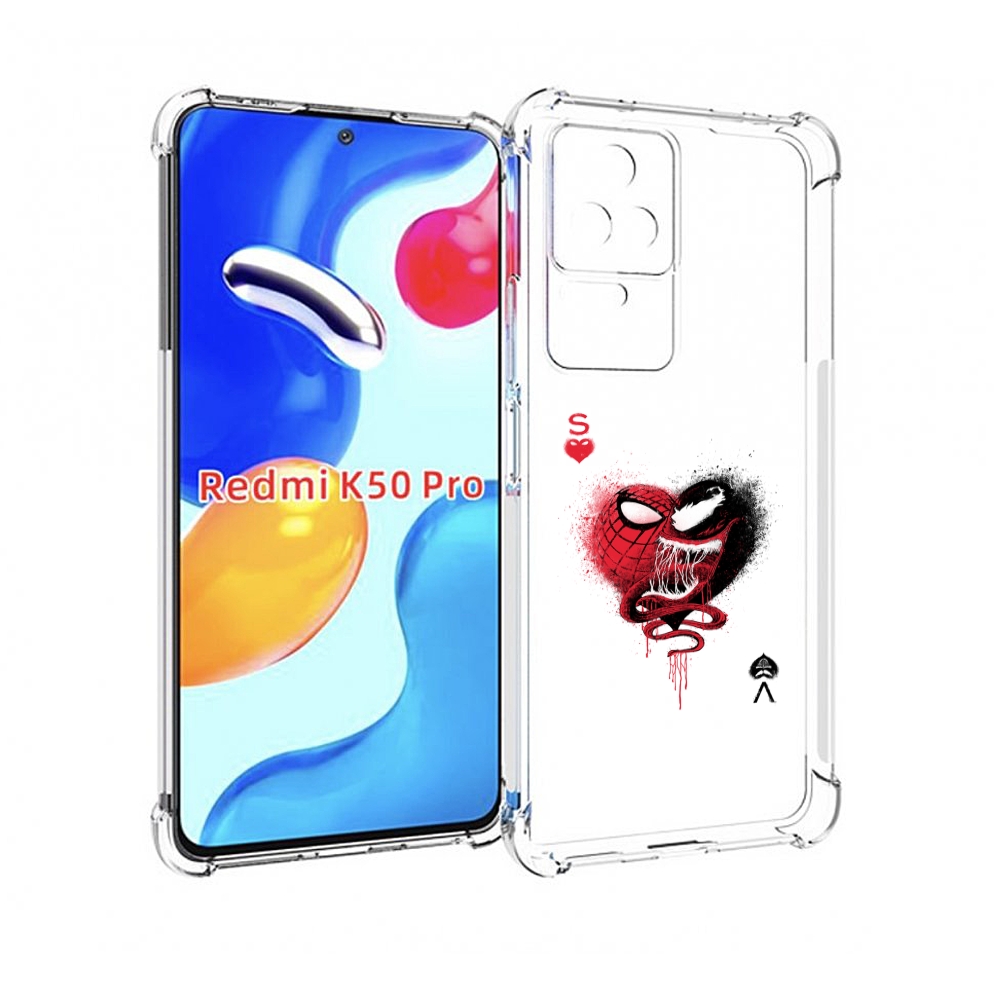 

Чехол MyPads Веном для Xiaomi Redmi K50 / K50 Pro, Прозрачный, Tocco