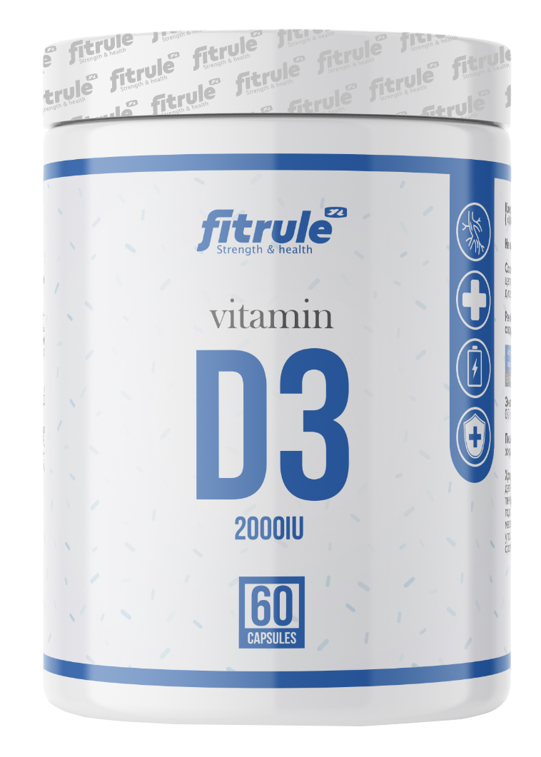 фото Fitrule vitamin d3 2000 iu капсулы 60 шт..