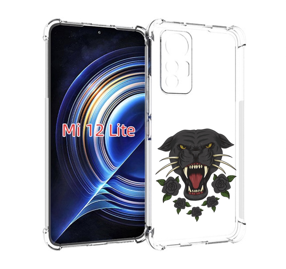 

Чехол MyPads Пантера для Xiaomi 12 Lite, Прозрачный, Tocco