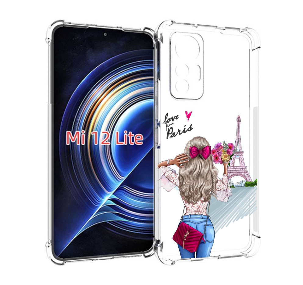 

Чехол MyPads Парижанка женский для Xiaomi 12 Lite, Прозрачный, Tocco