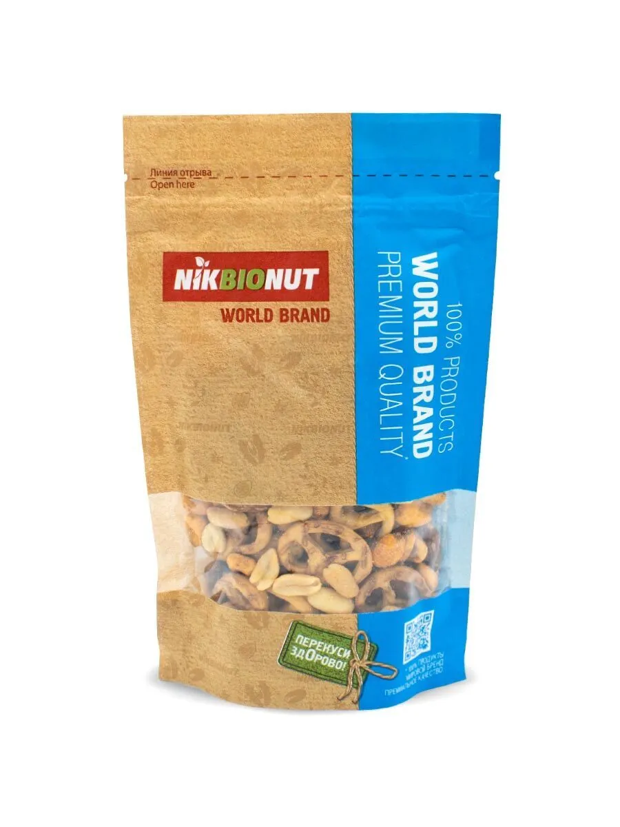 

Микс ореховый с крекерами БАРБЕКЮ NIKBIONUT 100 г, NIK082