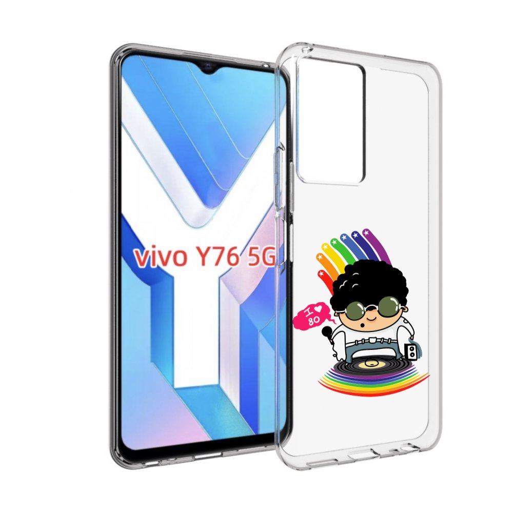

Чехол MyPads Я люблю 80-е для Vivo Y76 5G, Прозрачный, Tocco