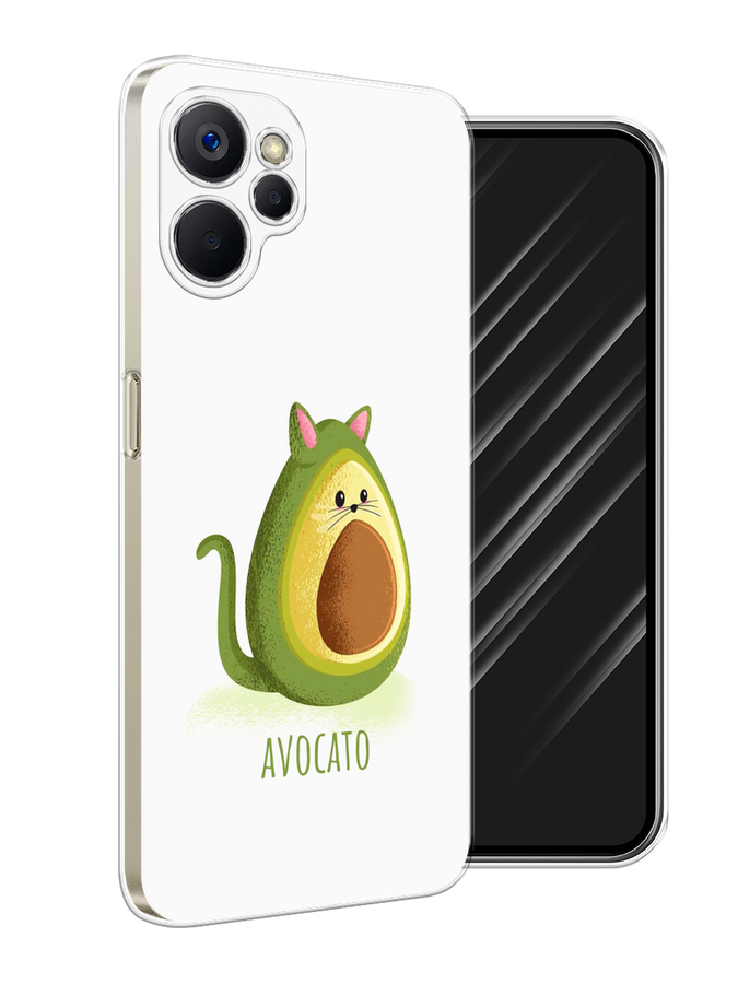 

Чехол Awog на Realme 9i 5G/10T 5G "Avocato", Белый;зеленый;коричневый, 2513950-10