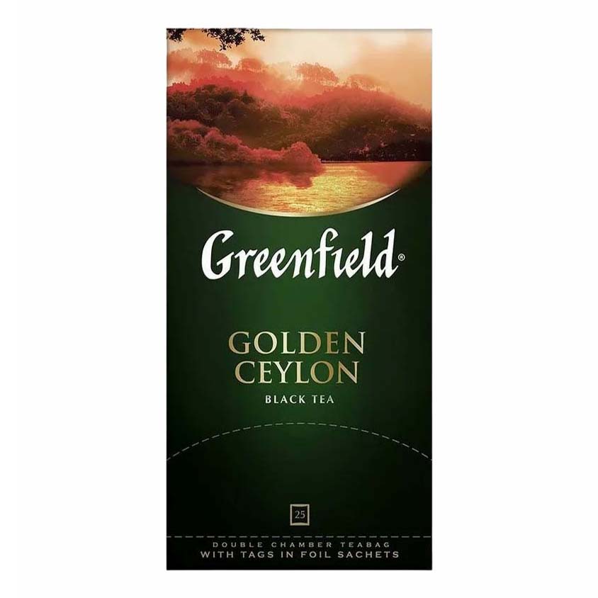 

Чай черный Greenfield Golden Ceylon в пакетиках 2 г х 25 шт