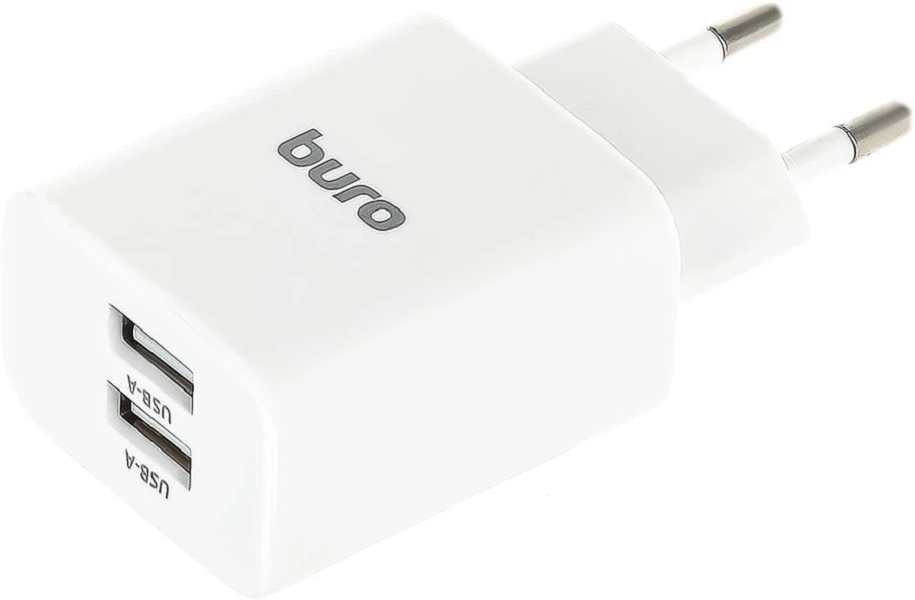 

Сетевое зарядное устройство Buro BUWE1 2.1A белый (BUWE10S200WH), BUWE1