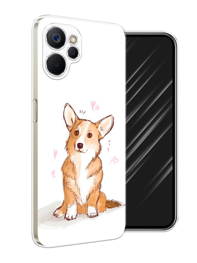 

Чехол Awog на Realme 9i 5G/10T 5G "Корги любовь", Бежевый;белый, 2513950-1