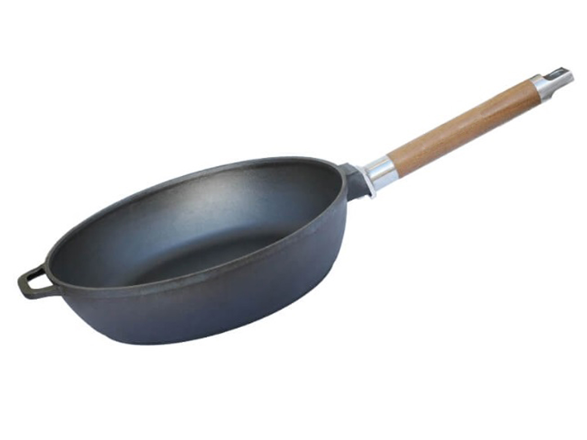 Сотейник чугун. Good Grill G0324-С, d-24 см. с крыш