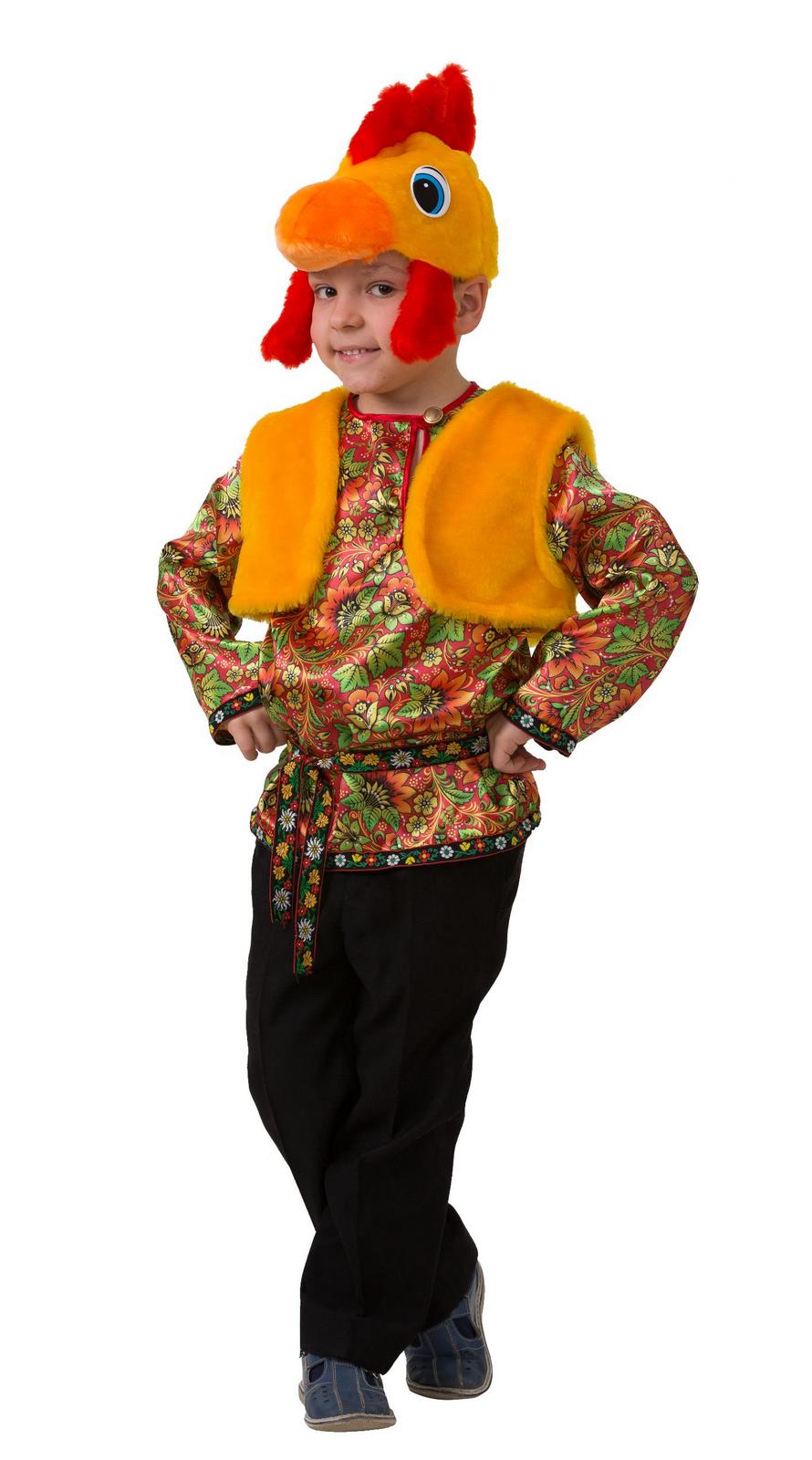 

Карнавальный костюм Batik Петушок Петруша 5006 цв.мультиколор р.116, Петушок Петруша