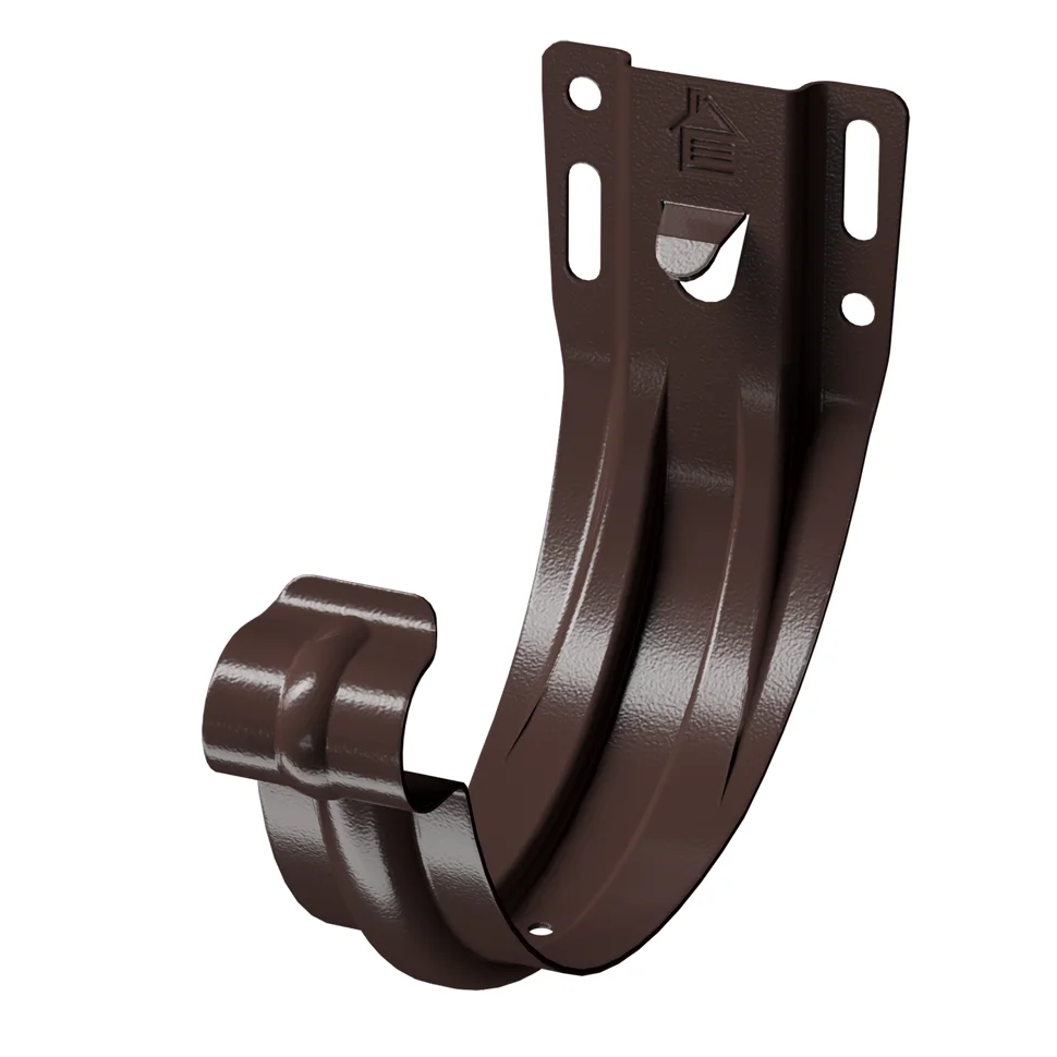 

Кронштейн карнизный Docke STAL PREMIUM D125 (штампованный) шоколад (RAL 8019)