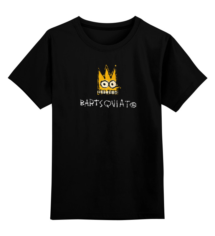 

Детская футболка классическая Printio Bartsquiat, р. 140, Черный, 0000000709774