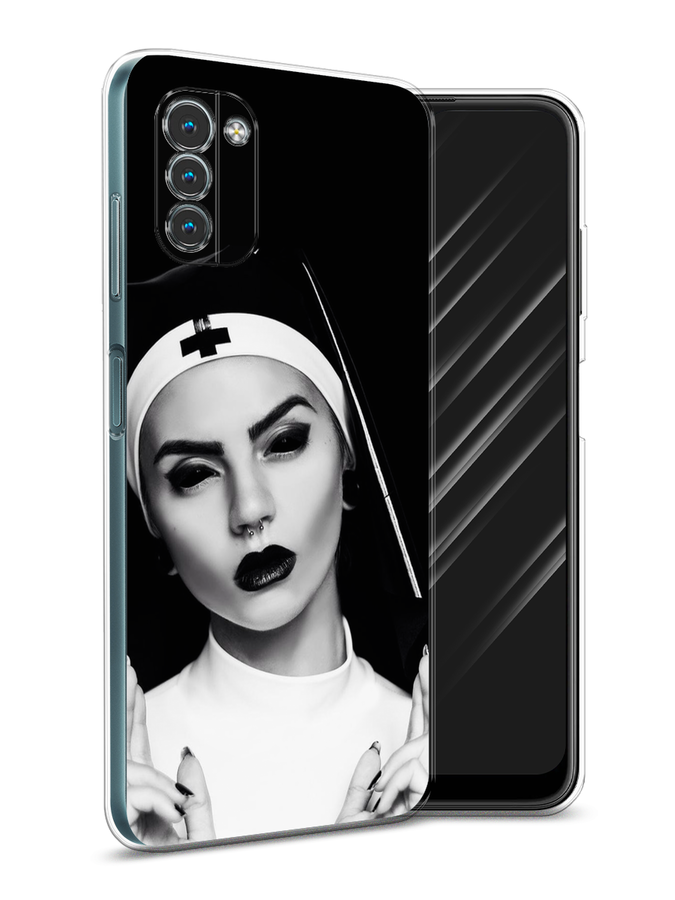 

Чехол Awog на Nokia G11 / Нокиа G11 "Черная монашка", Разноцветный, 125150-9