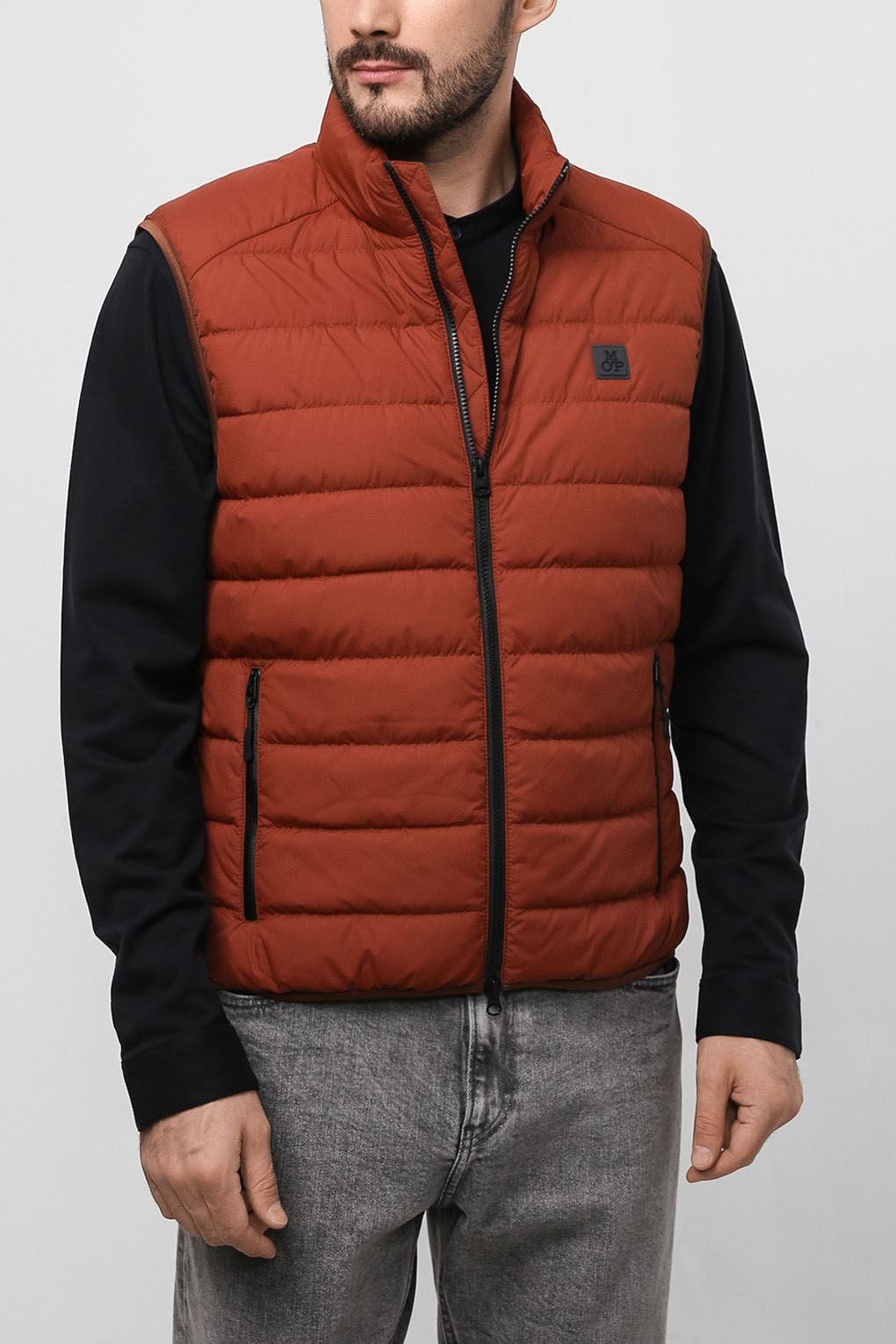 фото Утепленный жилет мужской marc o’polo 226 0960 72022 красный xxl