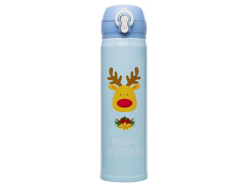 Термос Activ 500ml TRM-10 New Year Light Blue